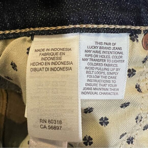 Lucky Brand Jeans Easy Rider Crop Jean size 6/28 - Picture 5 of 14